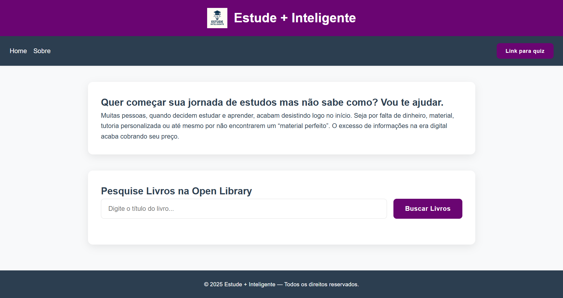 Preview de uma página de estudos.