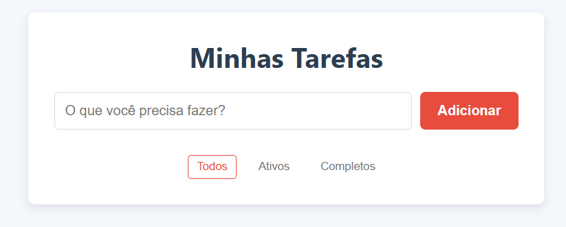 Preview de uma página TO-Do LIST.